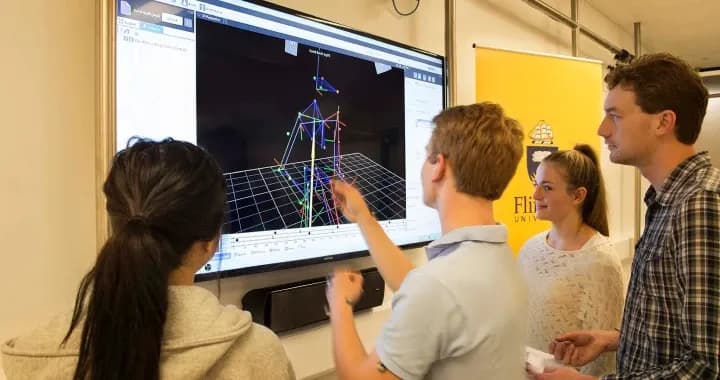 Equipment designed for motion capture and analysis includng  cameras, force plates and an instrumented staircase