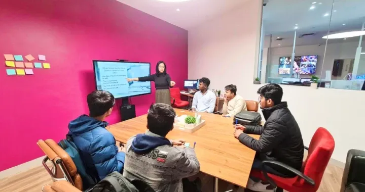 On site student hub where you can connect and engage with your peers