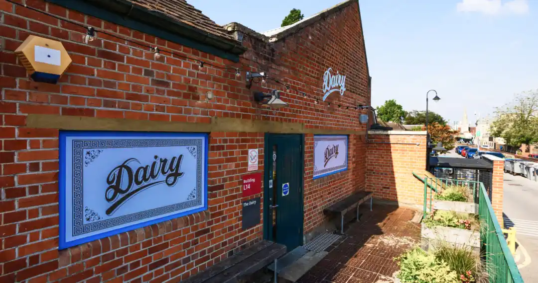 The Dairy is a great place to eat, drink, play pool, and watch sporting events