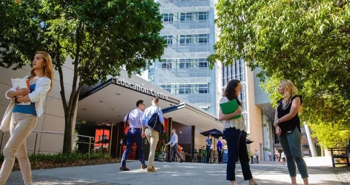 Campus walkway