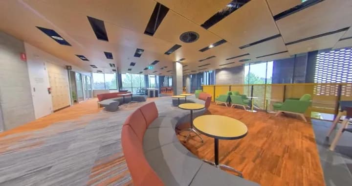 Chill and rest area for student after finishing their classes