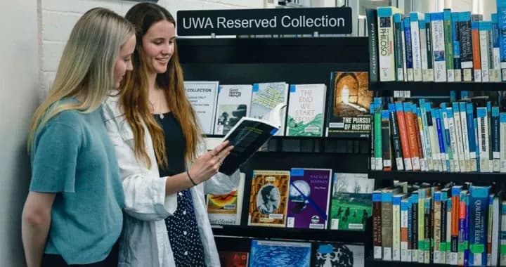 Dedicated UWA collection located in the Albany Public Library