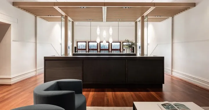 Bespoke lighting, fittings and furniture pieces, some of which were created by Curtin Alumni