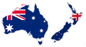 Map Icon of Australia and New Zealand