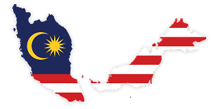 Map Icon of Malaysia and Asia