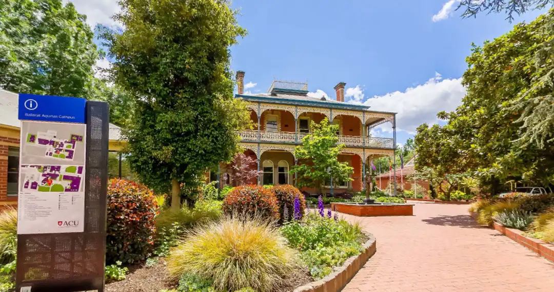 Aquinas Ballarat Campus, set on sprawling grounds and boasts stunning gardens, open spaces and historic buildings