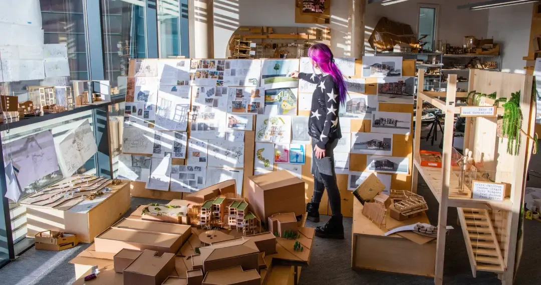 Architecture Workshop well-resourced specialist laboratory, computer-aided design (CAD) and materials