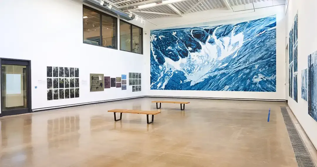 The centre features large gallery spaces that showcase a wide variety of visual art exhibitions