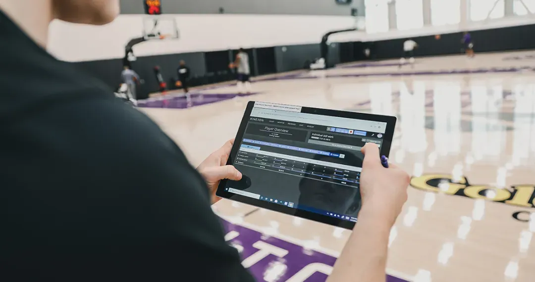 Basketball Court, including marked lines for both full-court and half-court play