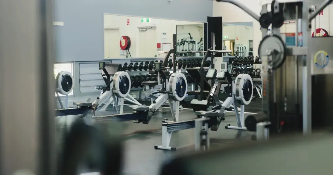 Gymnasium, a modern, fully equipped, air-conditioned gym