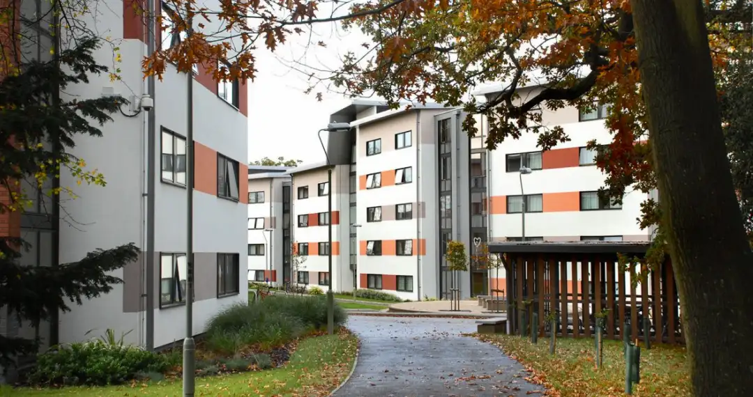 Childs Hall provides bright, comfortable self-catered student accommodation on Whiteknights campus