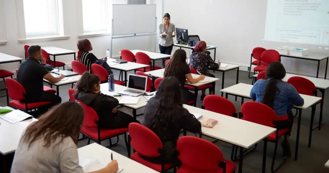 The classrooms are designed to be accessible to all students, ensuring an inclusive learning environment