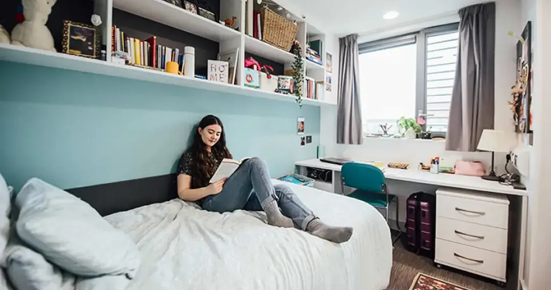 College Gardens Bedroom come with private ensuite bathrooms, providing students with privacy and convenience