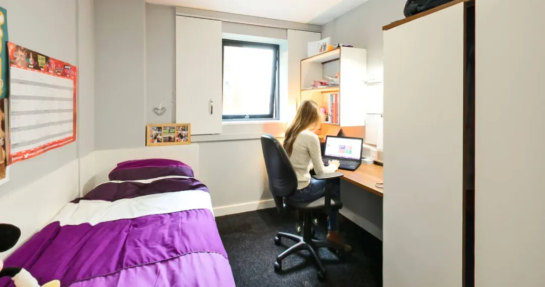 Crown Place offers a variety of room types, including single en-suite rooms & shared flats with communal kitchen