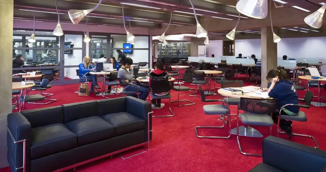 The David Wilson Library is well-known for its variety of study spaces, catering to different study preferences