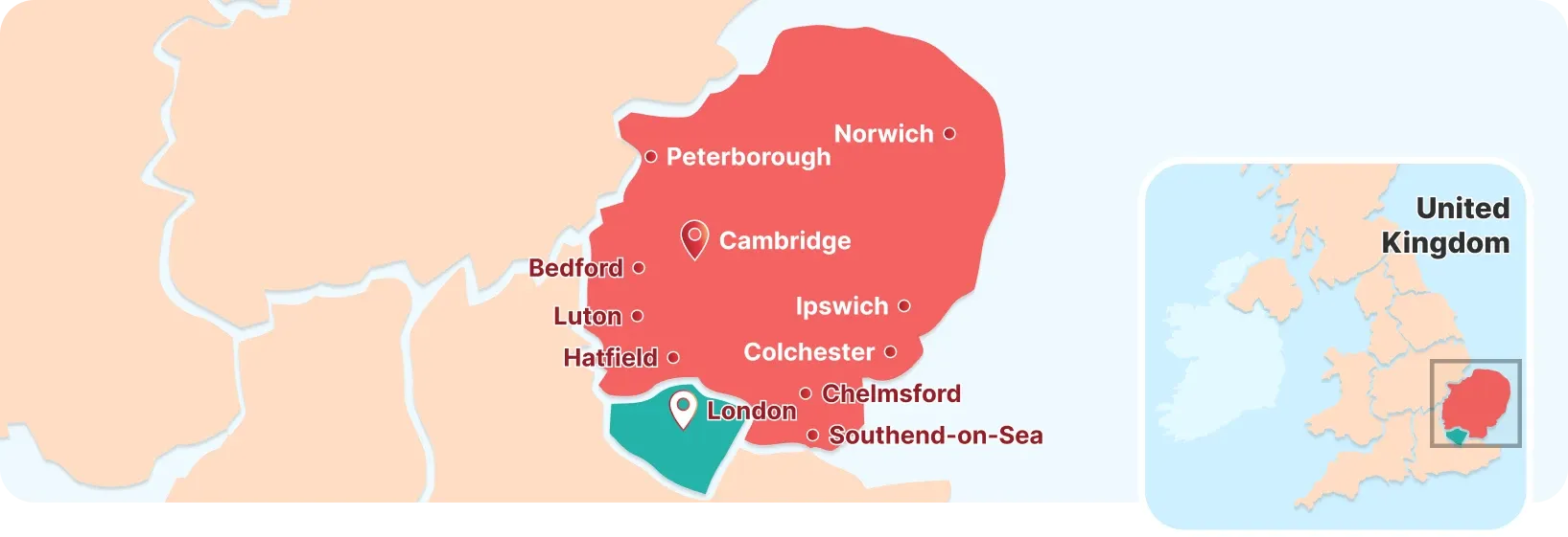 East of England 东英格兰
