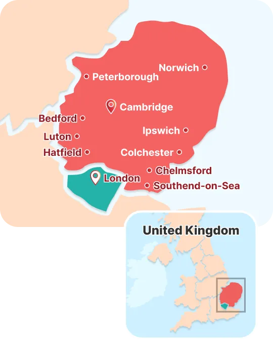 East of England 东英格兰