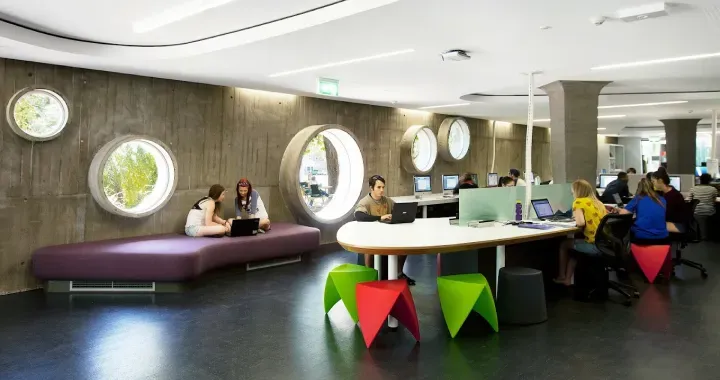 Eddie Koiki Mabo Library building is recognised as one of Australia's top ten concrete public architectural works