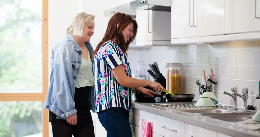 Childs Hall En Suite Kitchen are typically designed for shared use among a small group, often in a flat-style arrangement