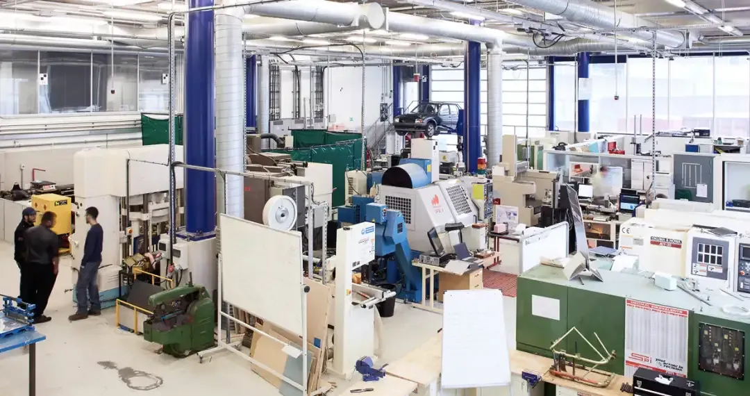 Engineering Labs are state-of-the-art facilities for hands-on learning in mechanics, thermodynamics, and material science