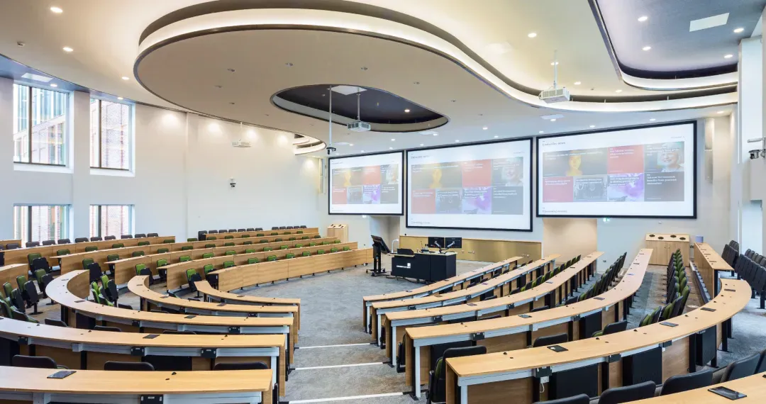 The Esther Simpson Building is primarily focused on continuing education and the Lifelong Learning Centre