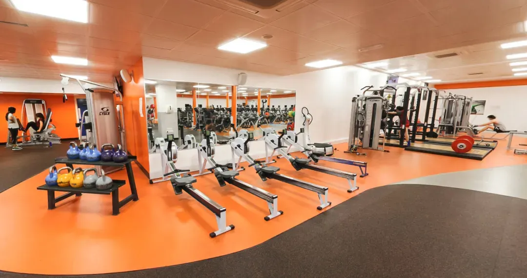 Fitness Suite is equipped with modern cardio and resistance machines, free weights, and functional training areas