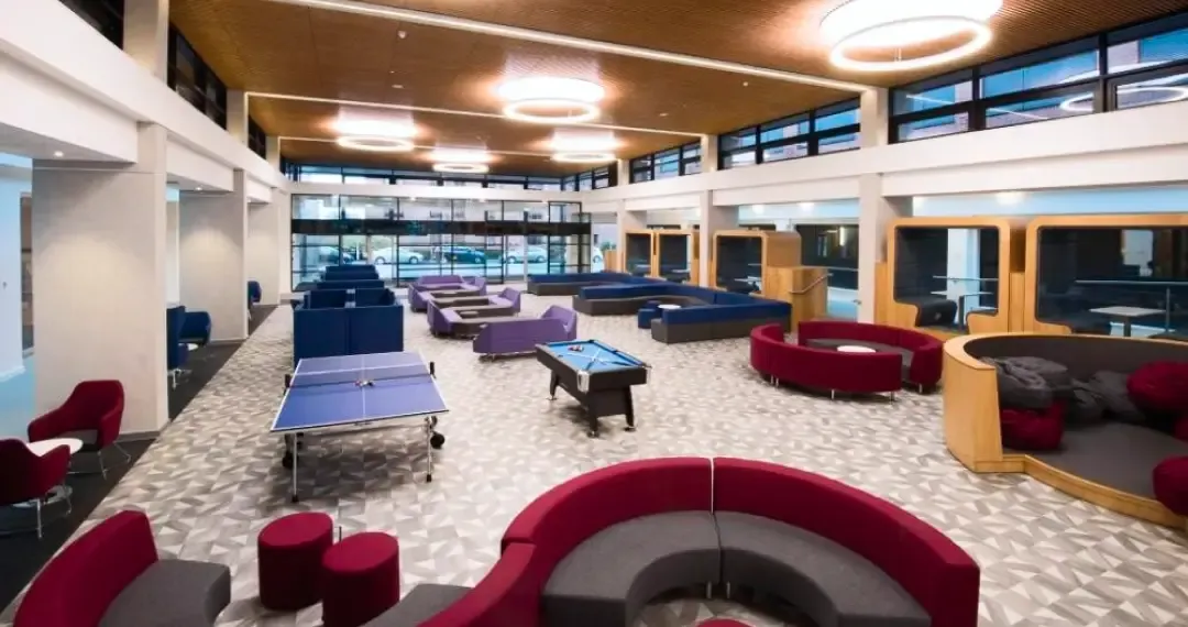 Foster Social Space is where you can catchup on work, relax, revise or chill out with friends