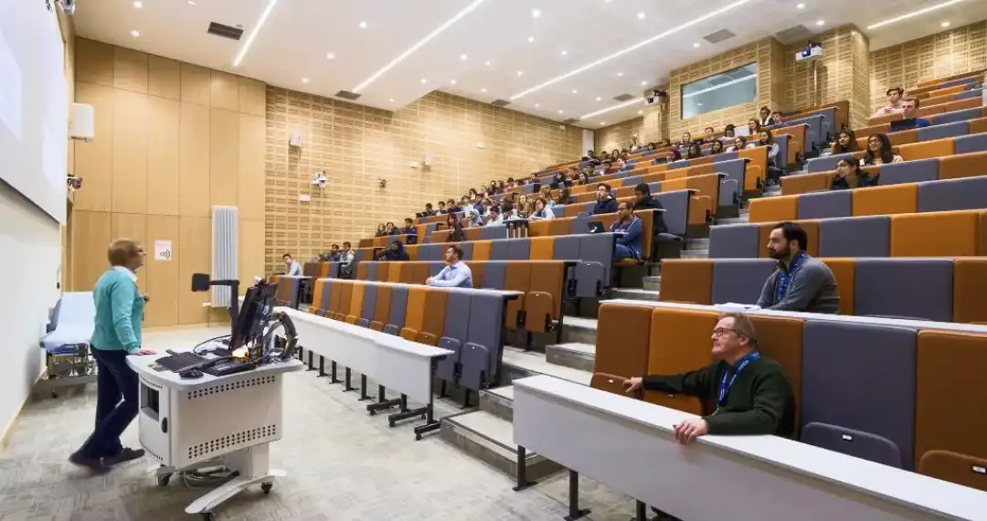 George Davies Lecture Theatre equipped with advanced audio-visual technology to enhance the learning experience