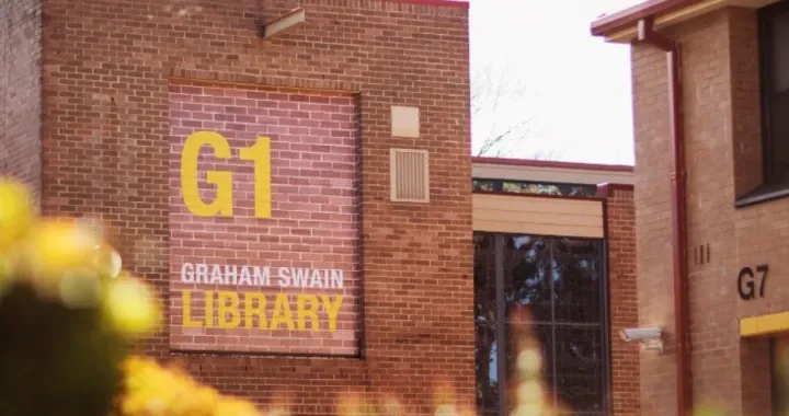 The spacious Graham Swain Library supports your research and study needs