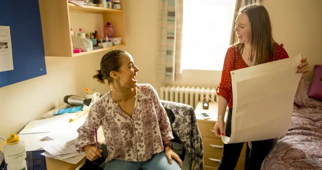 Halls is a standard student room provided in halls where meals are included