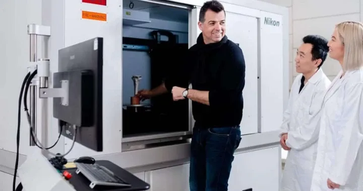 A large volume cabinet Computed Tomography (CT) system enabling the 3D-scanning
