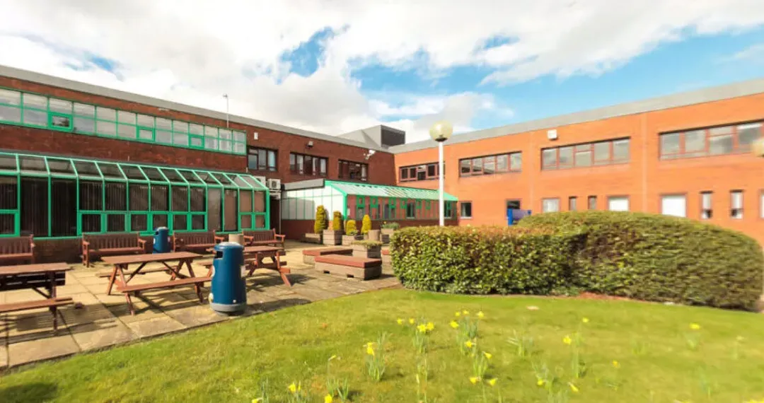 The quadrangle at Kirkcaldy campus.