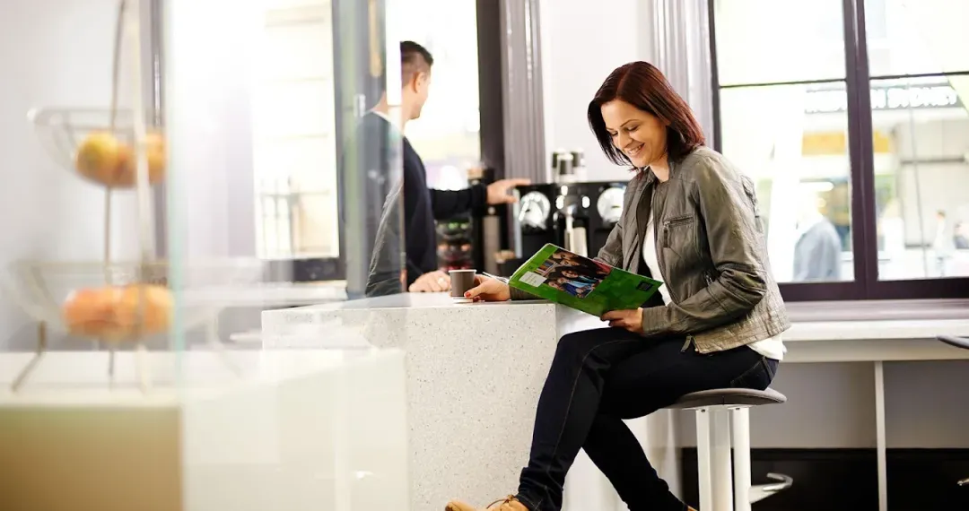 Kitchen, to support students who need a space to prepare meals or snacks while studying on campus