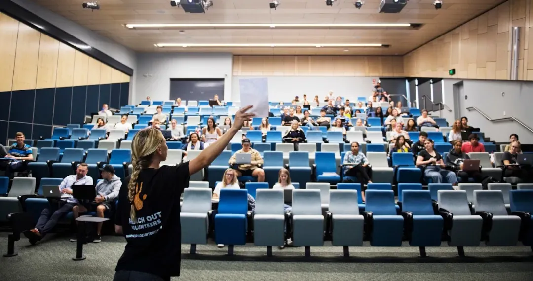 The impressive 560-seat lecture theatre at Southern Cross University Gold Coast