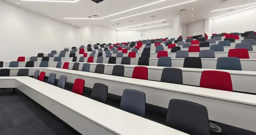 Across the university, we have modern lecture theatres giving our students a comfortable environment in which to work