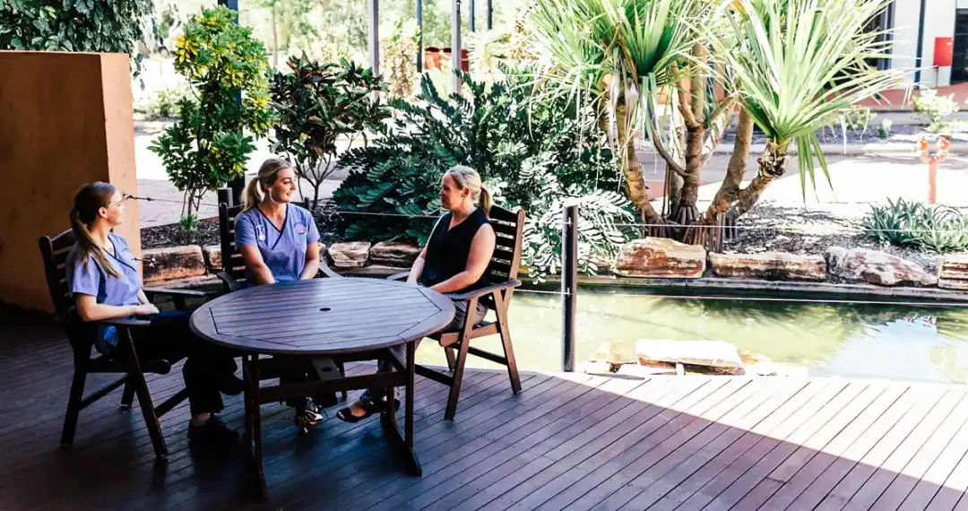 Library Deck is a unique outdoor space adjacent to the library