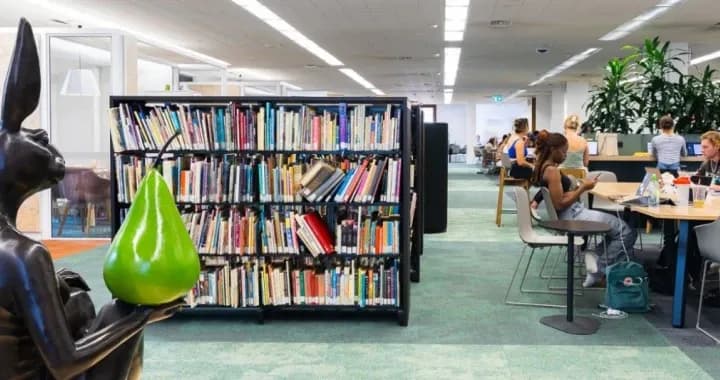The Library is a 24 hour study space, aims to provide a range of high quality scholarly information resources and services