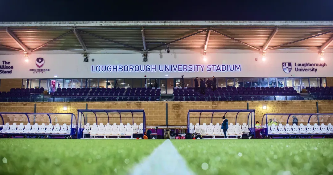 Loughborough University Stadium, home to various football and rugby teams