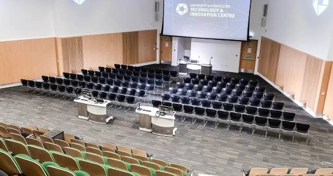 Main Auditorium important venue for large-scale events, lectures, conferences, and university ceremonies