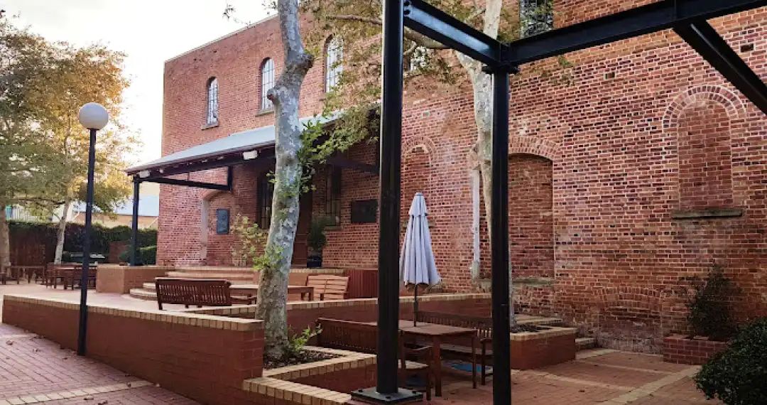 Malloy Courtyard, is a peaceful area used by students, faculty, and staff for relaxation, socializing, and studying