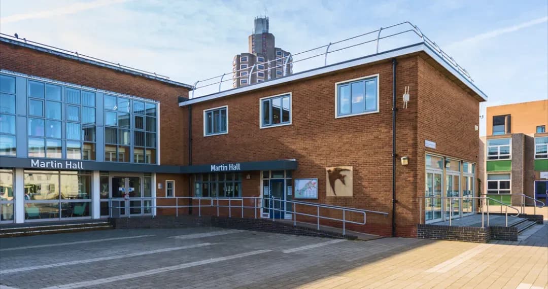 Martin Hall is hosts a range of events, including student drama productions, guest lectures and film screenings