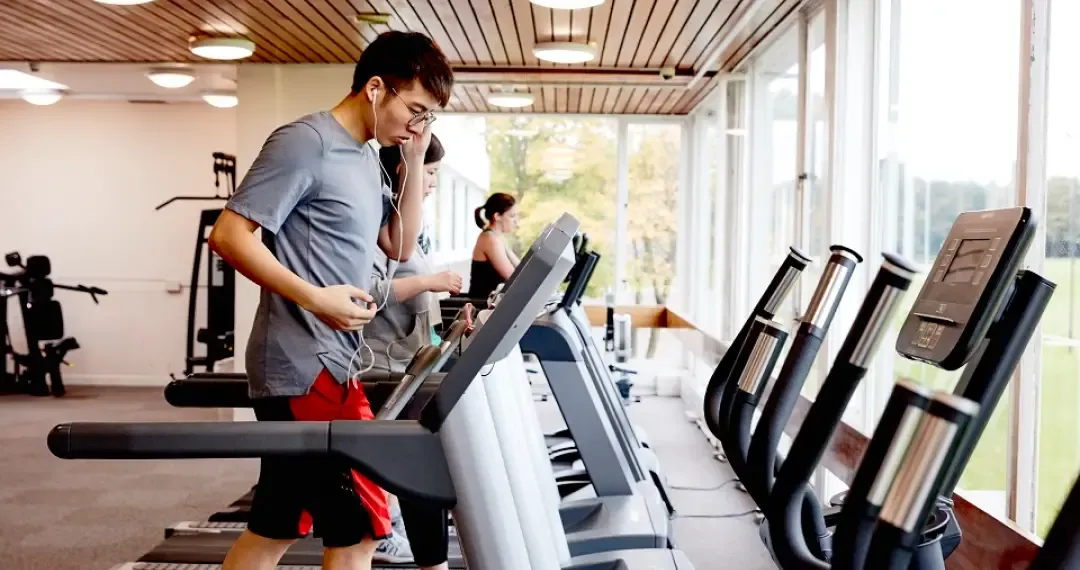 On-Site Gym has over 50 stations including cardiovascular and resistance equipment with a midsection training area