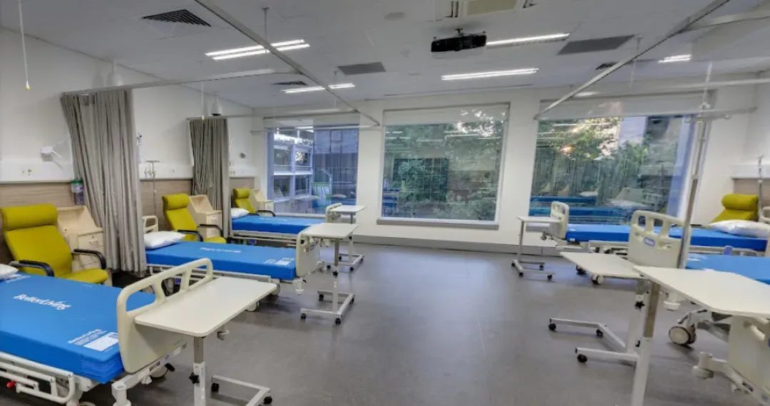 Physio Simulation Lab, with hands-on experience and training in physiotherapy techniques and practices