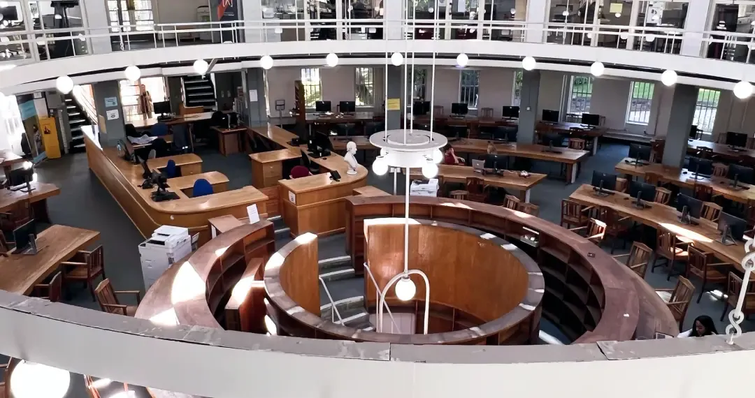Round Reading Room is a historic and distinctive study space creating a calm and focused atmosphere