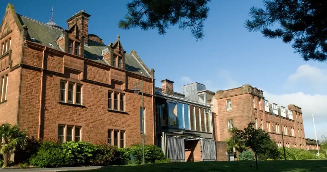 Dumfries campus is home to the School of Social & Environmental Sustainability and students from over 40 countries.