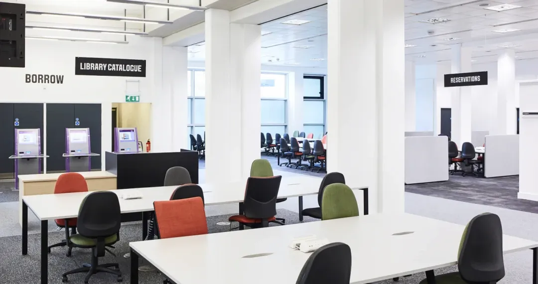 Sheila Silver Library providing students with a variety of study spaces, as well as a range of support and resources