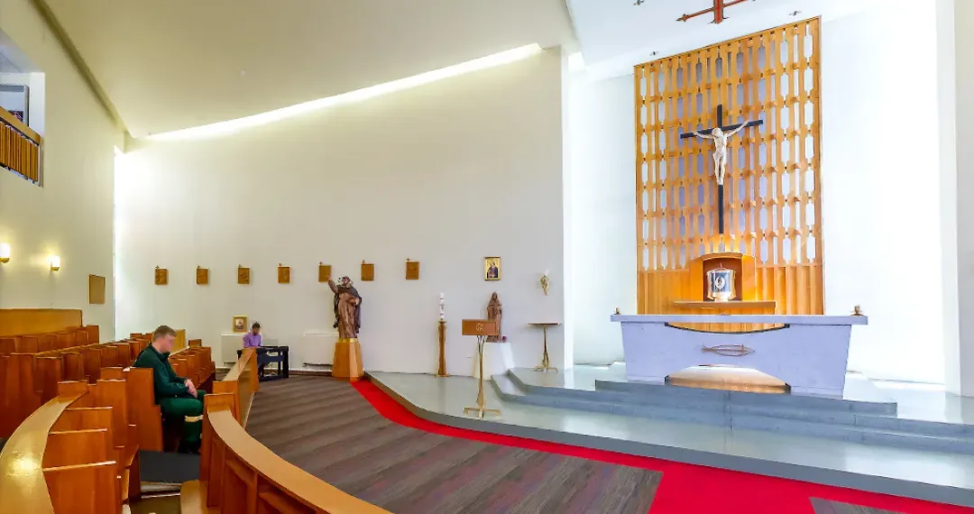 Signadou Chapel, as a spiritual center for the campus community, reflecting the university's Catholic identity and tradition