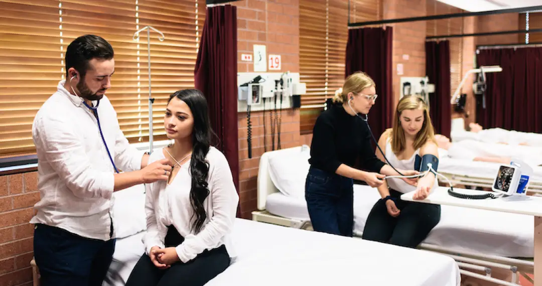 Simulation Ward, replicates real hospital settings to help students gain experience in patient care