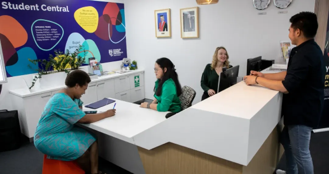 Student Central, the one-stop shop for general enquiries