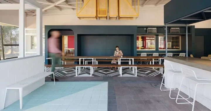 Kitchen Hub, which area for student and staff recharge their energy. Have Cafe on campus